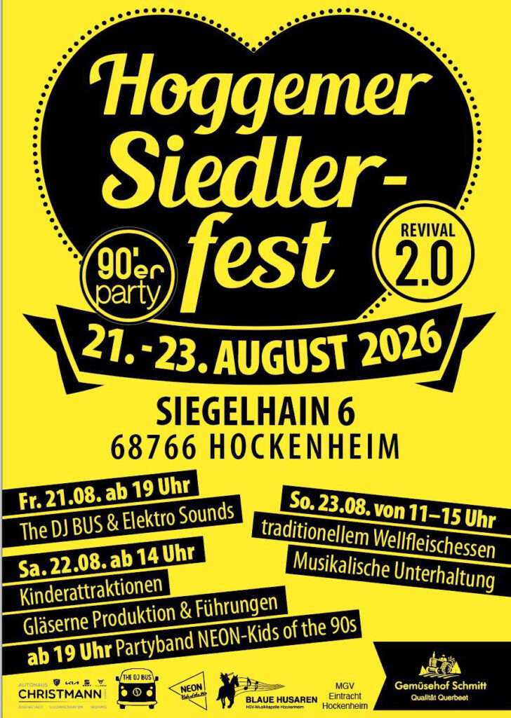 Siedlerfest 2026