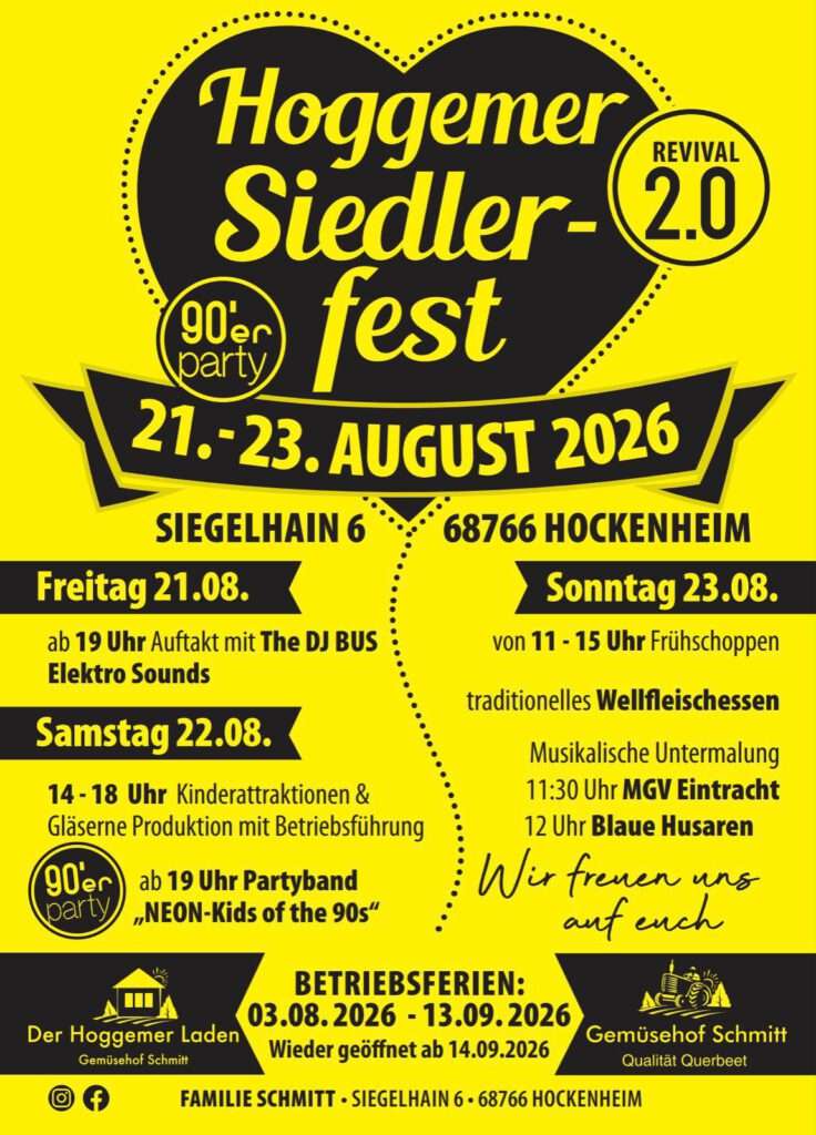 Siedlerfest 2026